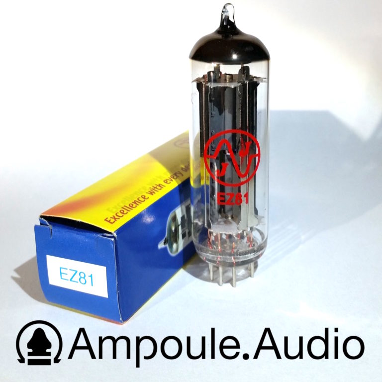 Rectifier Valve (Tube) JJ EZ81 / 6CA4 Ampoule Audio