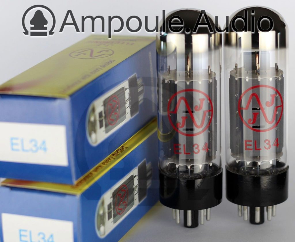 Valvole EL34 (6CA7) JJ - Quad Matched, Nuove, Testate, Per Amplificatori Chitarra - 4